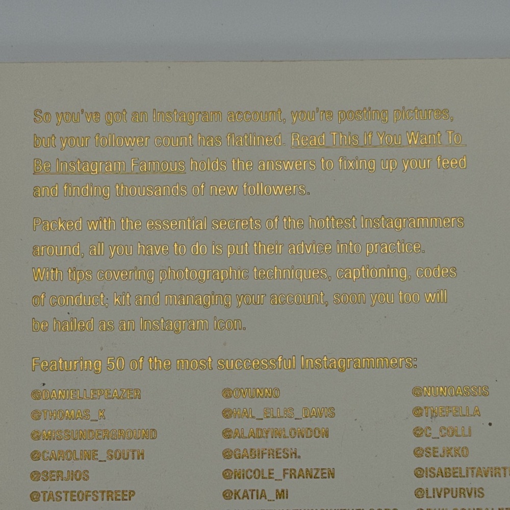 Read This If You Want To Be Instagram Famous - Paperback - Picture 2 of 3